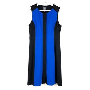 Vince Camuto Fit & Flare Button Front Dress